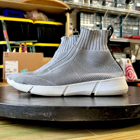 Silver Sparkle Sock Slip On Sneakers. Size 9 shoes. BP brand. Super comfortable - Picture 16 of 17